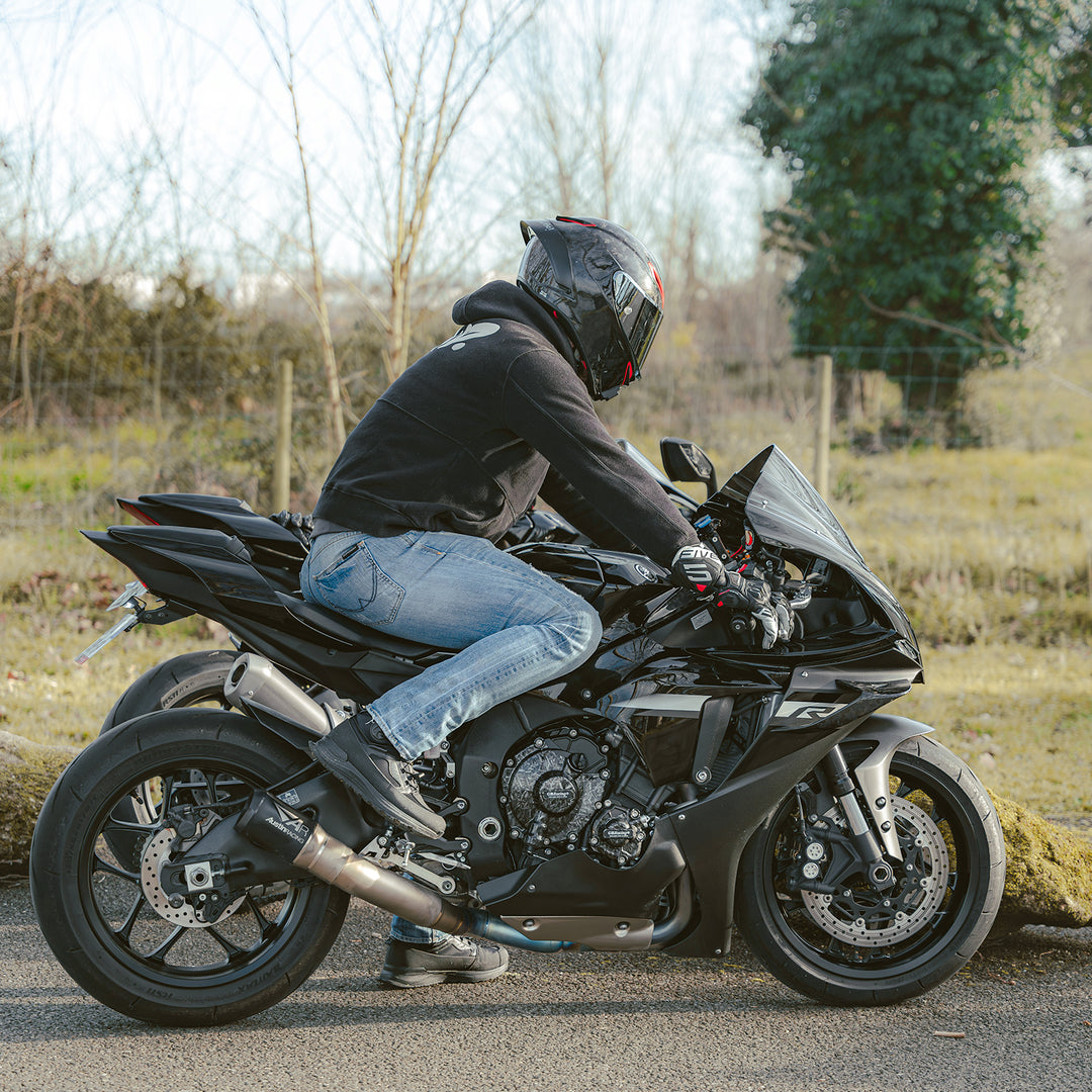 Breathable riding boots for men