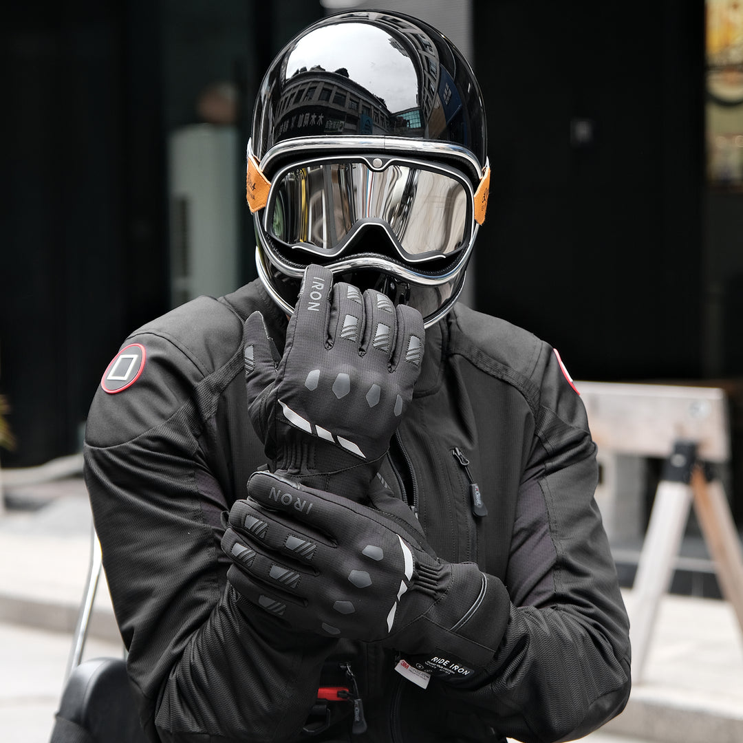 RIDEIRON Classic Winter Waterproof Motorcycle Protective Gloves | MG7502