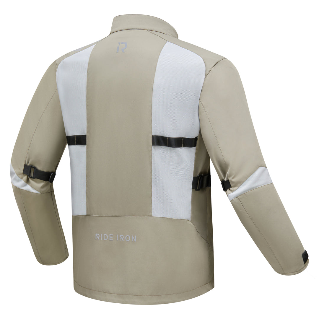 RIDEIRON Spring Summer Mesh Motorcycle Riding Jacket | MJ5007