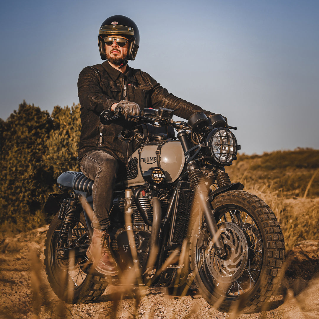 Protective Denim Motorcycle Jacket