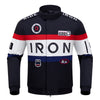 RIDEIRON Black Motorcycle jacket with removable liner