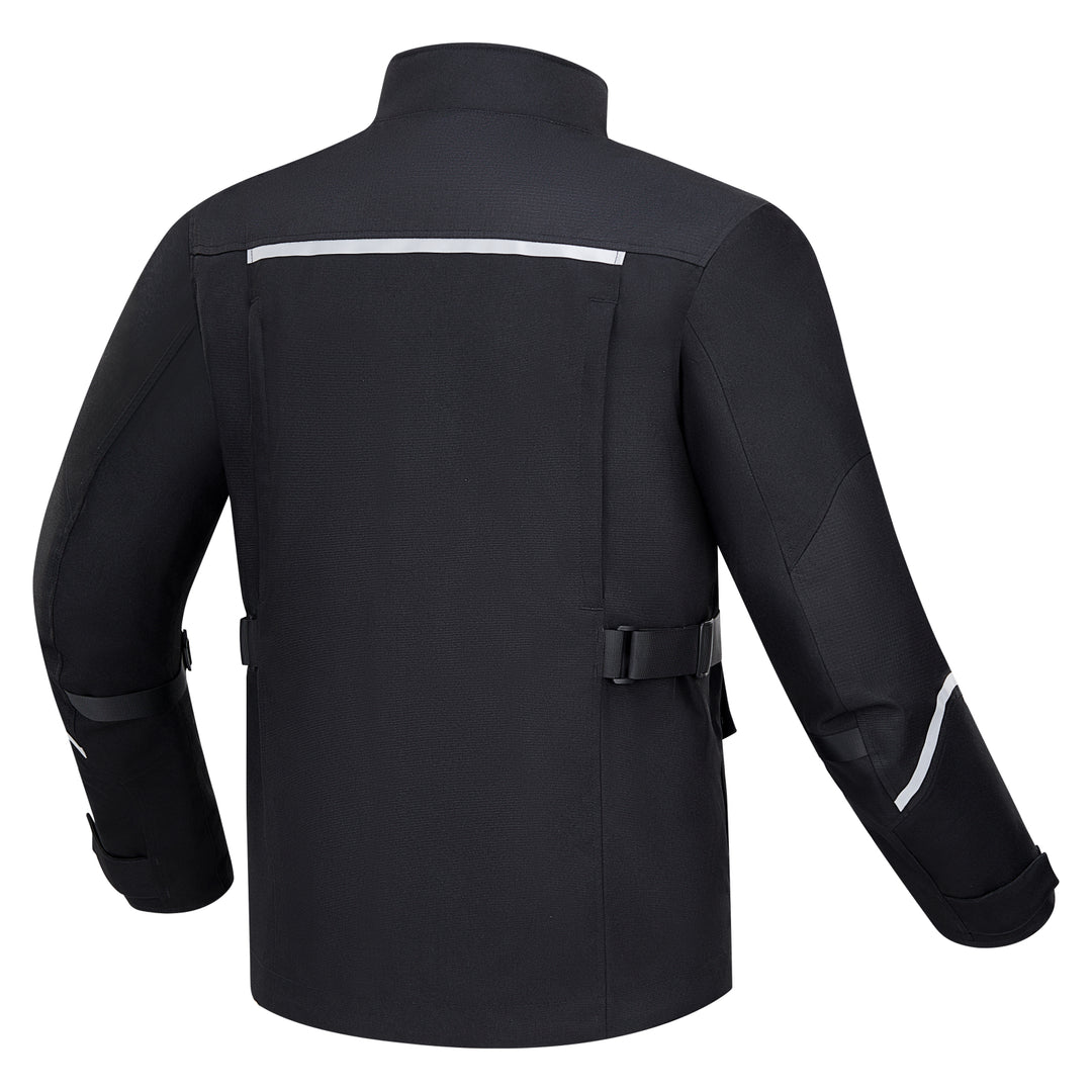 RIDEIRON Stand Collar Protective Long Riding Jacket