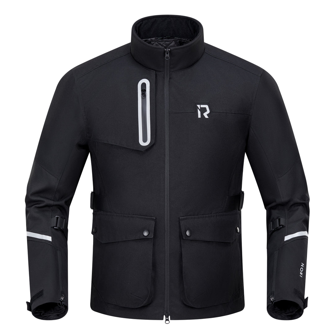 RIDEIRON Stand Collar Protective Long Riding Jacket