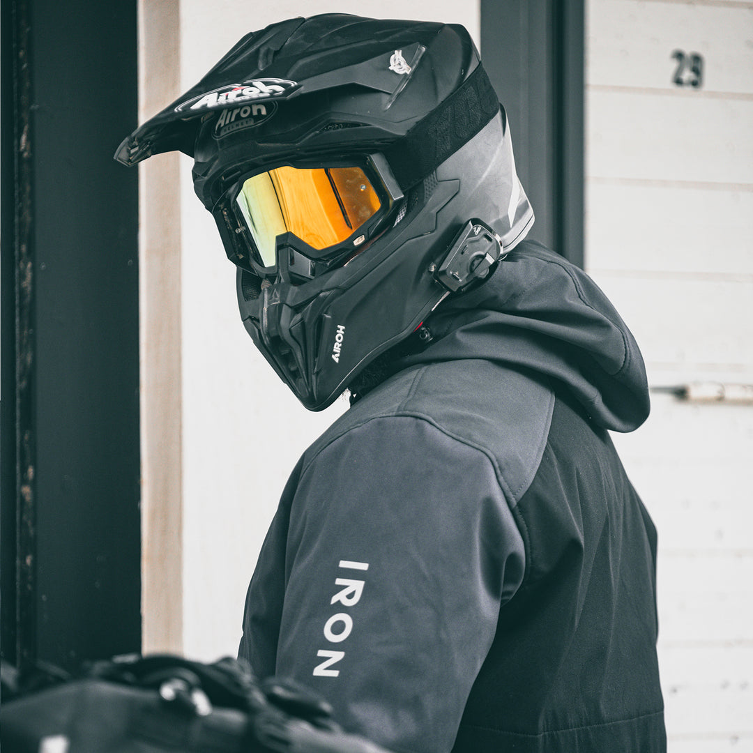 Windproof Hooded Protective Riding Jacket