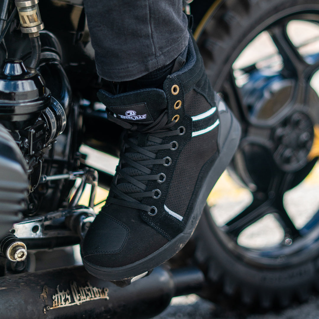 RIDEIRON Street Breathable Protective Motorcycle Riding Boots | XZ002