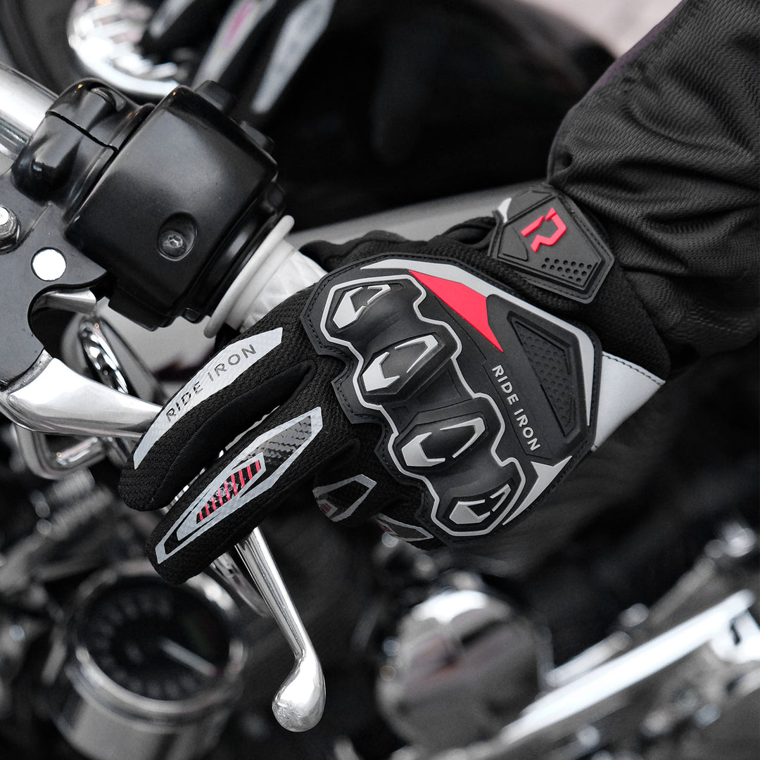 RIDEIRON Summer Urban Air Motorcycle Riding Gloves | MG7006