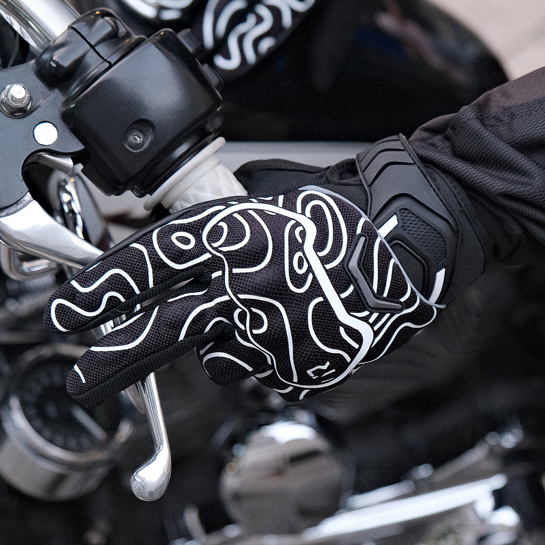 RIDEIRON Summer Luminous Motorcycle Protective Gloves | MG7005