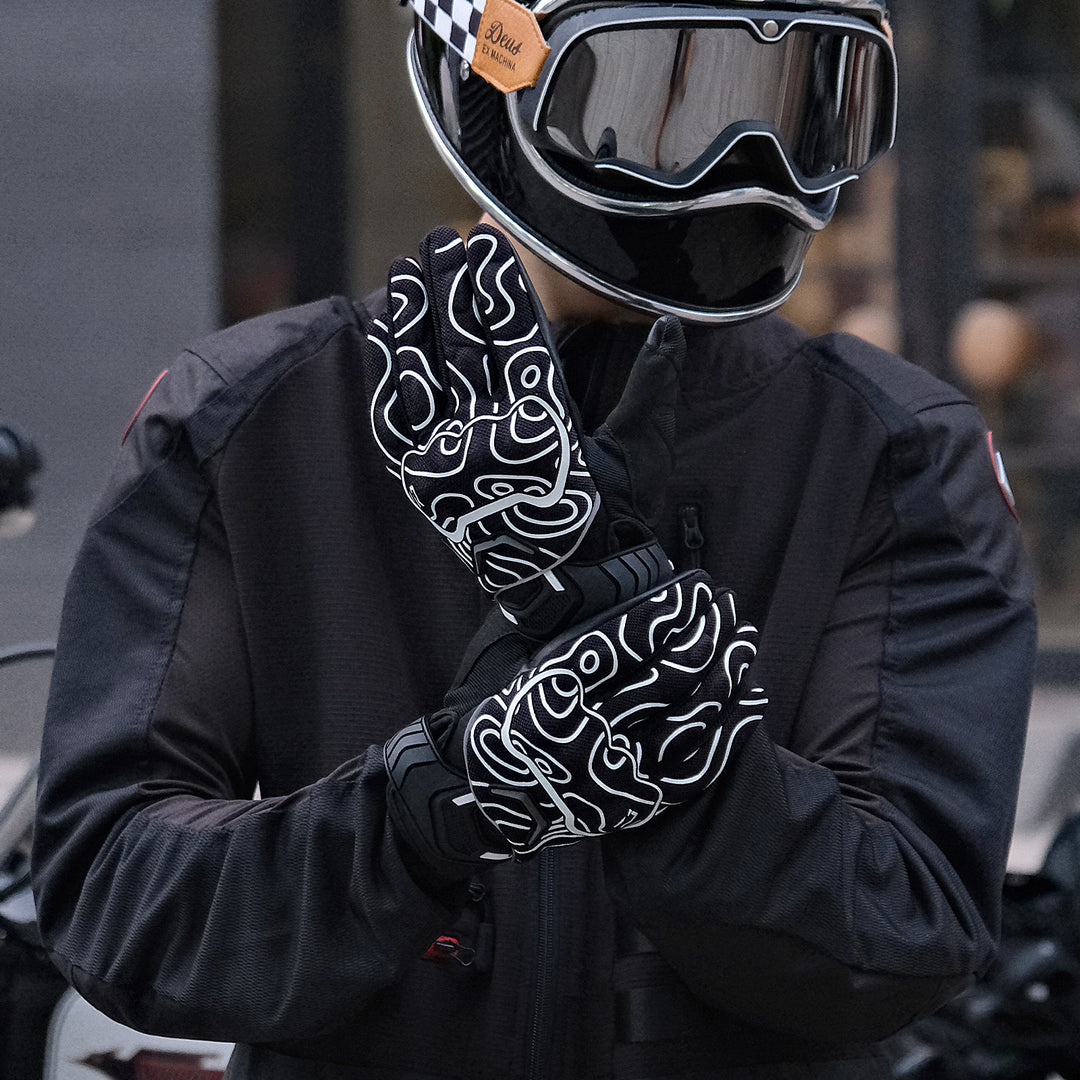 RIDEIRON Summer Luminous Motorcycle Protective Gloves | MG7005