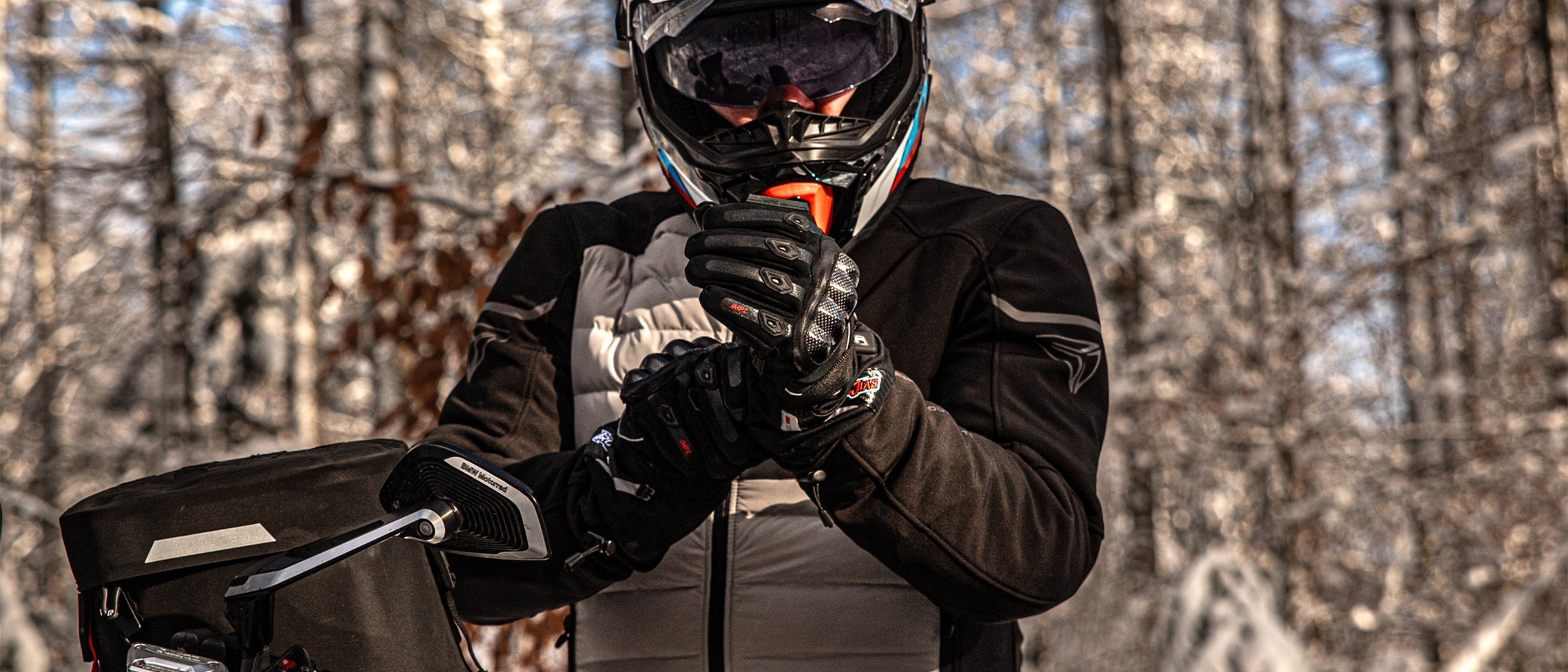 winter waterproof heated gloves