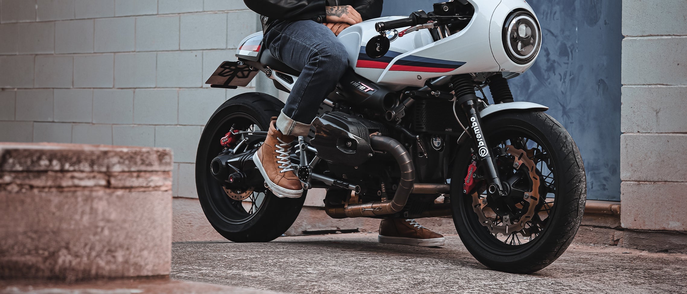 retro motorcycle boots