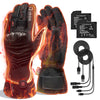 RIDEIRON Winter Waterproof Goatskin Smart Heated Motorcycle Gloves with 4000mAh Battery | MG7506H