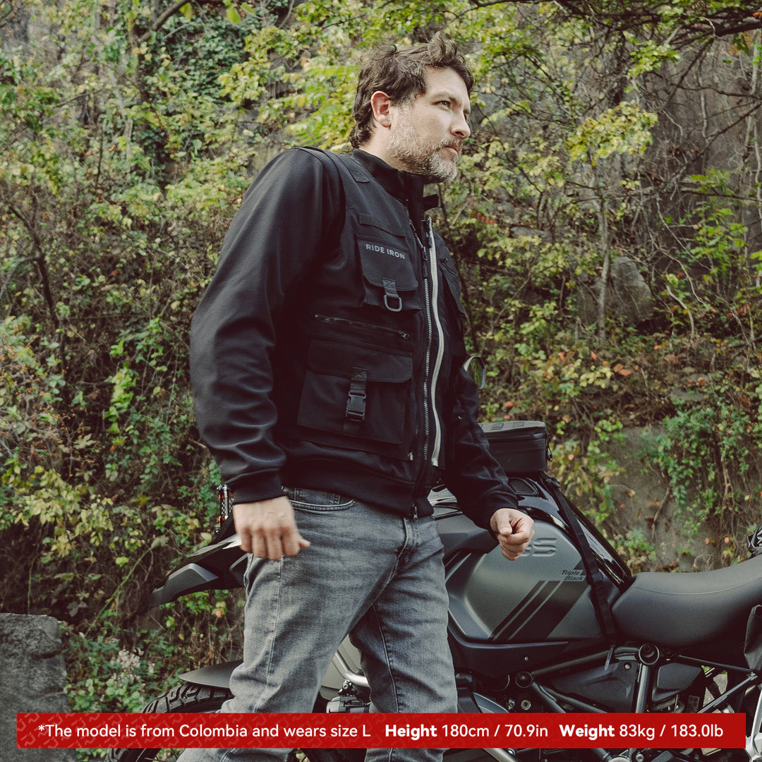 All-season 3-in-1 Versatile Protective Riding Jacket