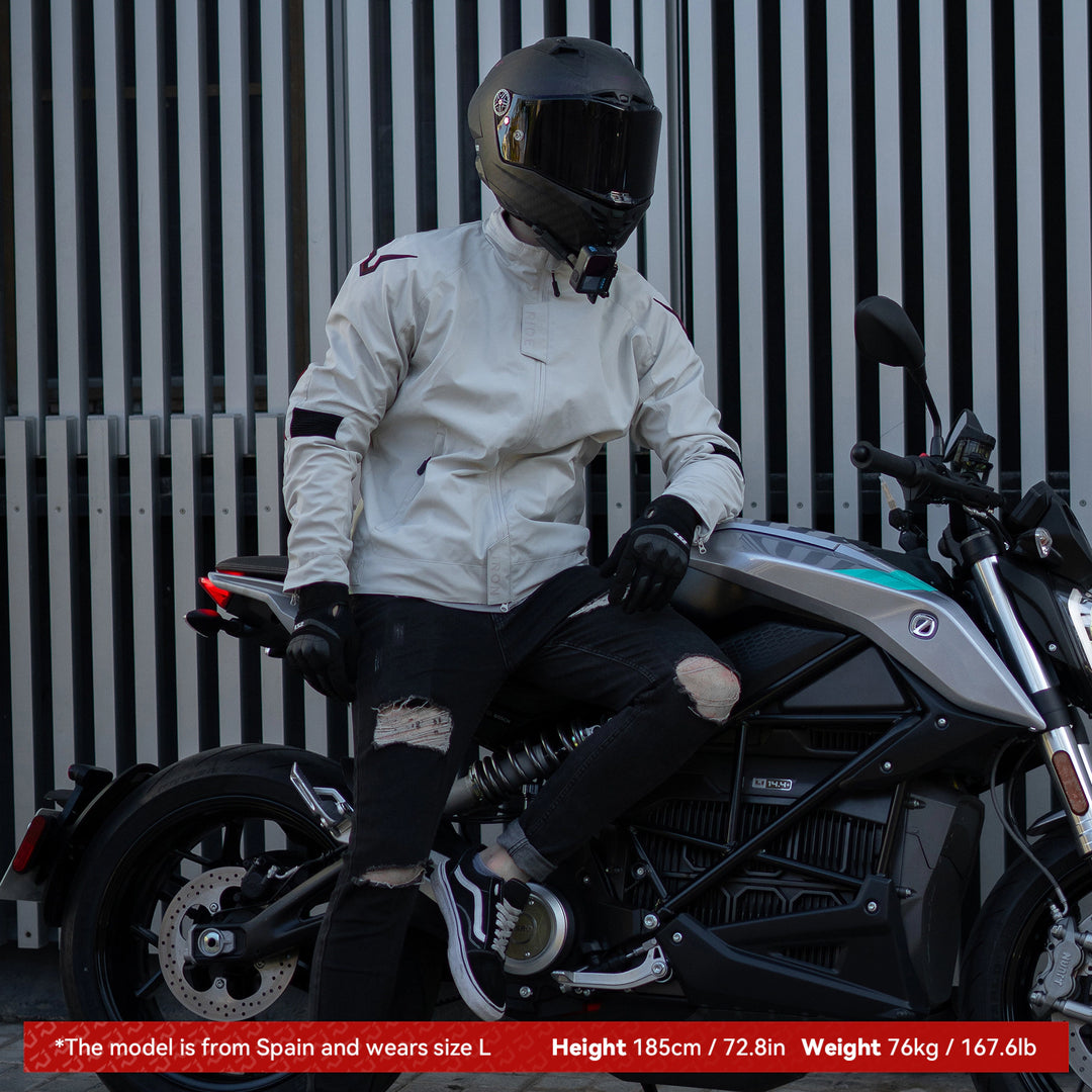 All-season Stand Collar Motorcycle Protective Riding Jacket