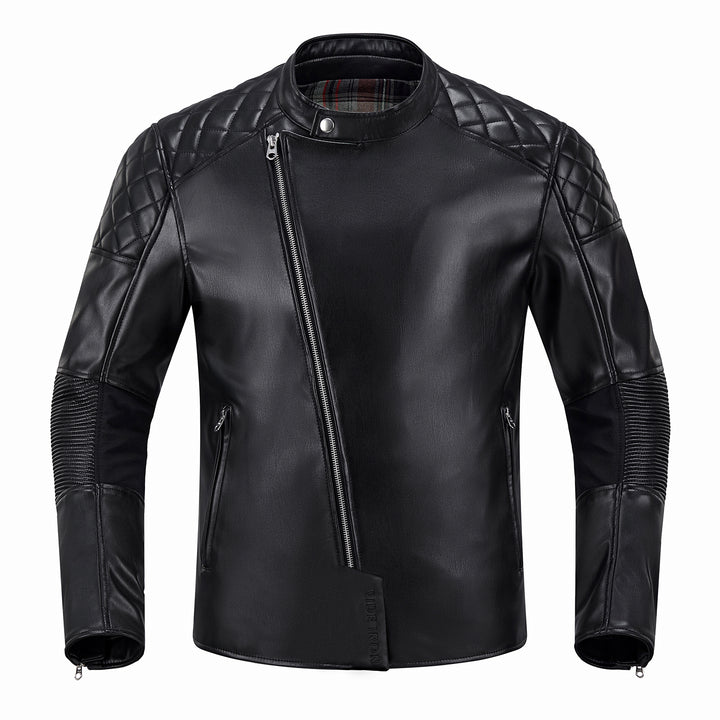 Classic PU Leather Breathable Protective Riding Jacket