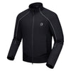 Durable motorcycle jacket for men with removable protector