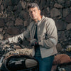 Lightweight mesh motorcycle riding jacket