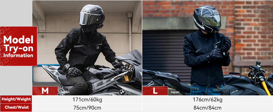 RIDEIRON Classic All-season Protective Motorcycle Riding Jacket | MJ5517