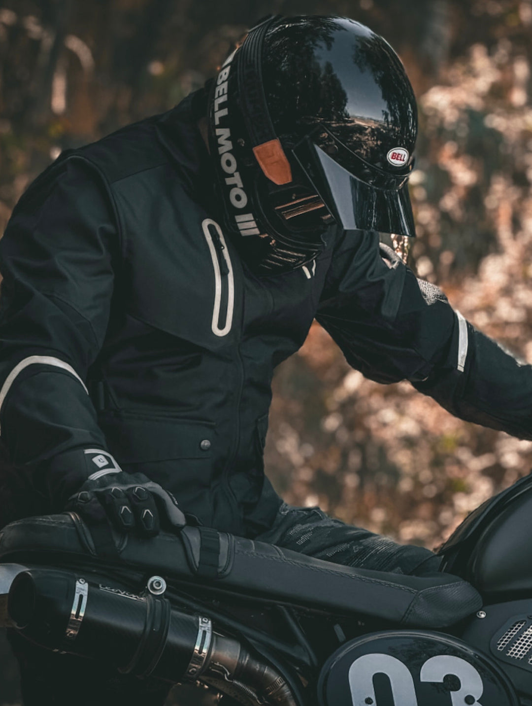 Men's Breathable Protective Motorcycle Riding Jacket