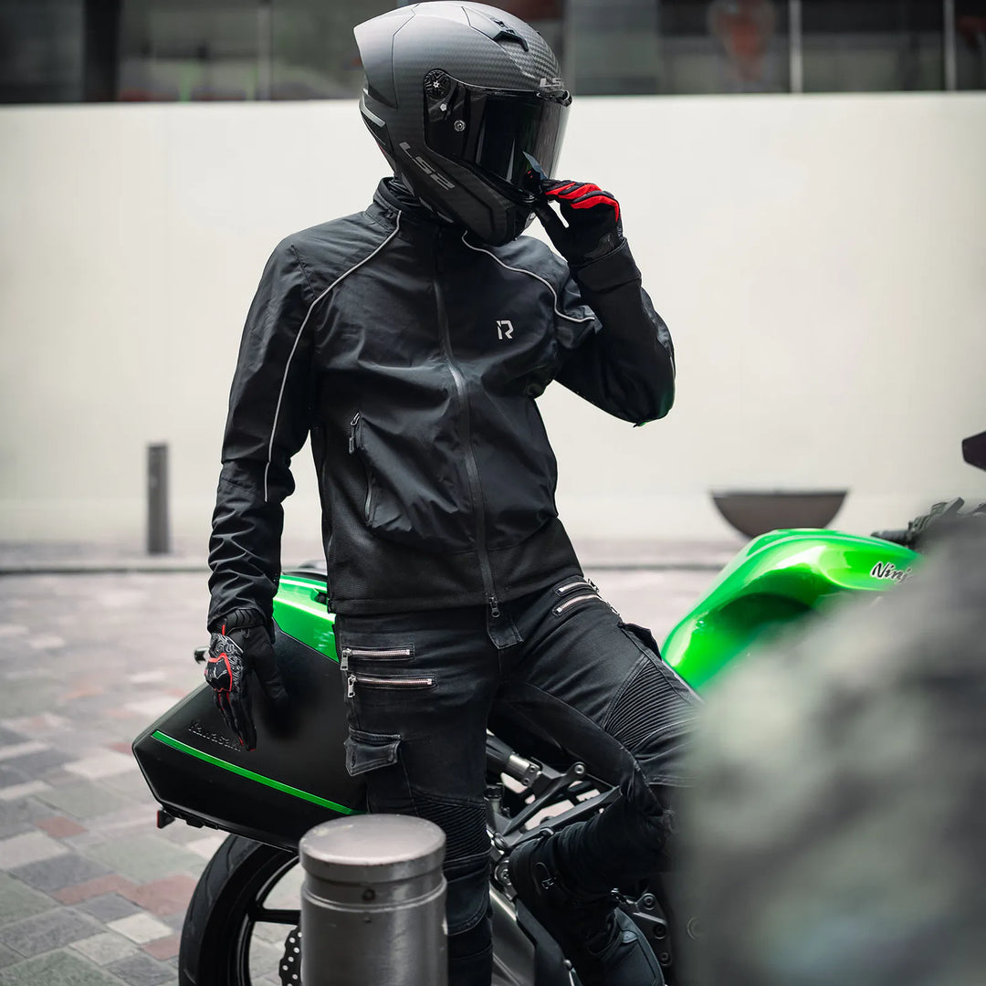 casual riding gear RIDEIRON Summer Mesh Breathable Motorcycle Riding Jacket