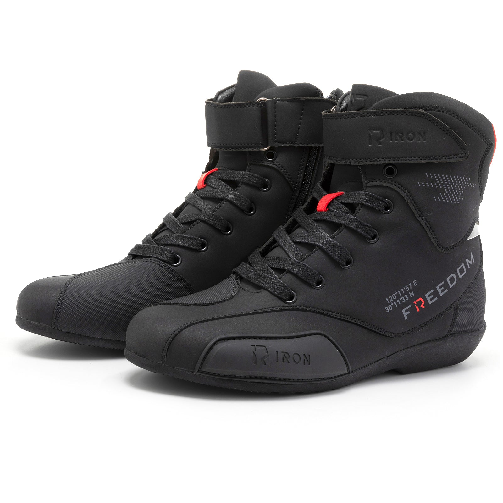 RIDEIRON Street Racing Motorcycle Riding Boots