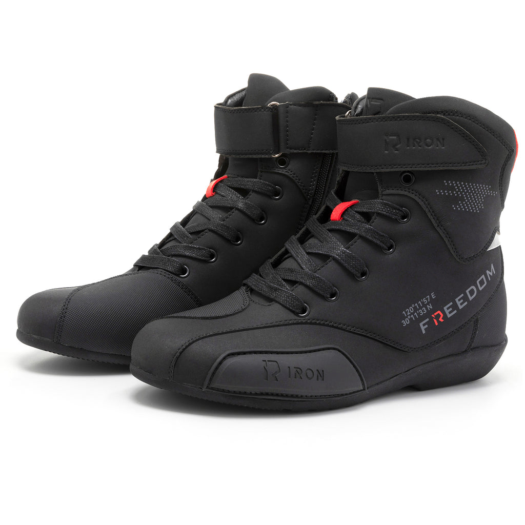 RIDEIRON Street Racing Motorcycle Riding Boots