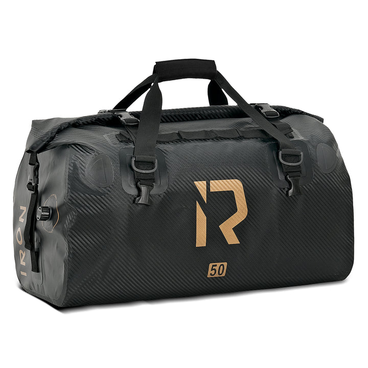 Motorcycle waterproof large capacity black travel tail bag