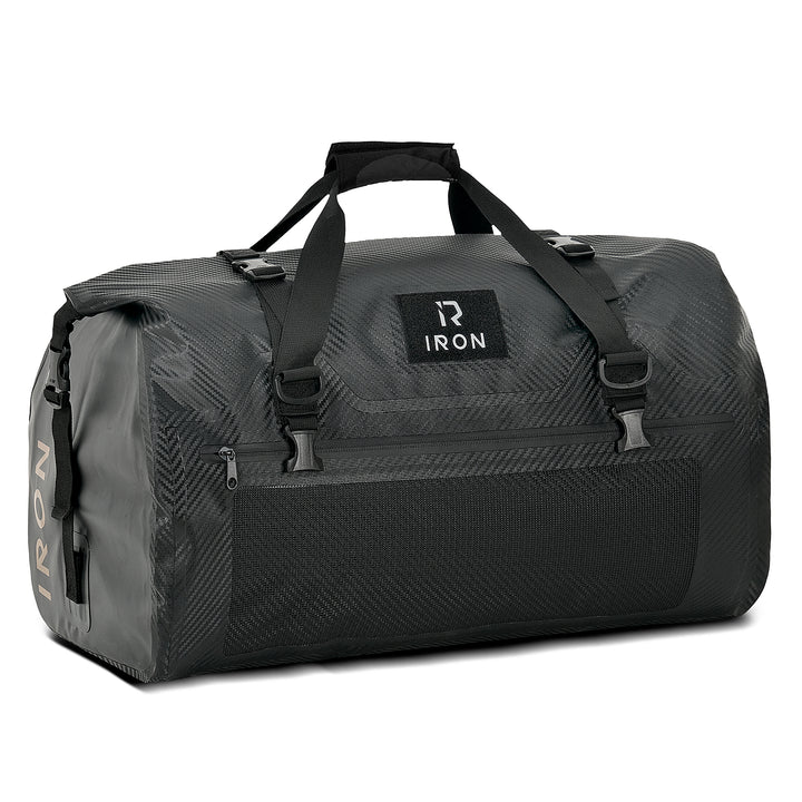 Motorcycle waterproof large capacity black travel tail bag