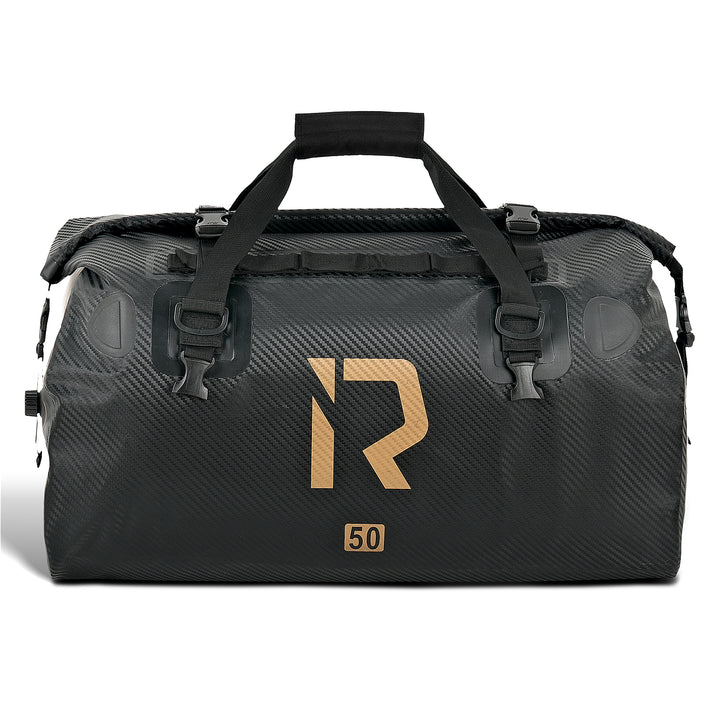 Motorcycle waterproof large capacity black travel tail bag