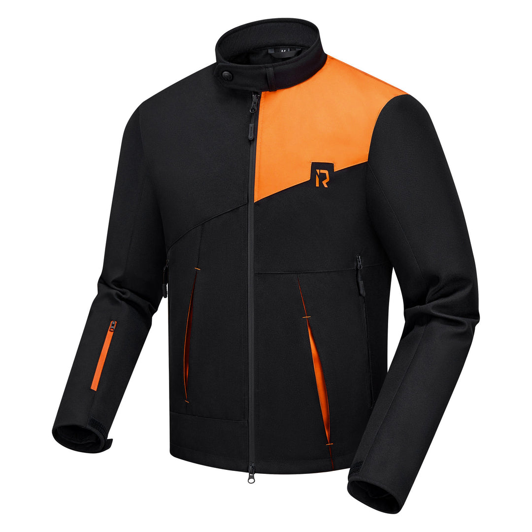 Motorcycle jacket with detachable quilted liner