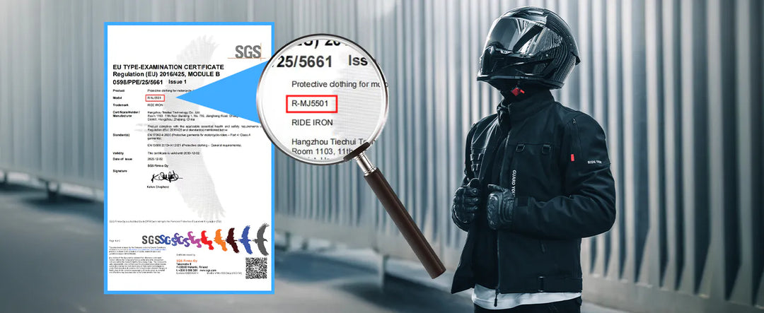 RIDEIRON All-season CE Protective Durable Riding Jacket | MJ5501