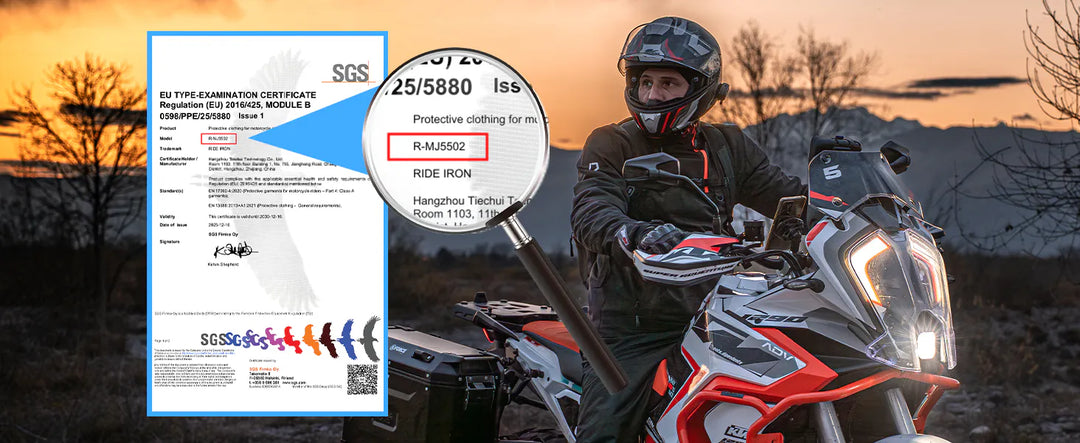 RIDEIRON Stylish Breathable CE Protective Riding Jacket | MJ5502