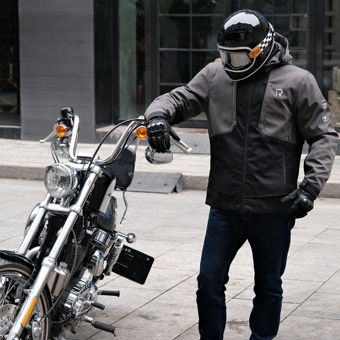 Casual Windproof Hooded Protective Riding Jacket