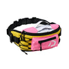 RIDEIRONPinkYellowMotorcyclewaistbag