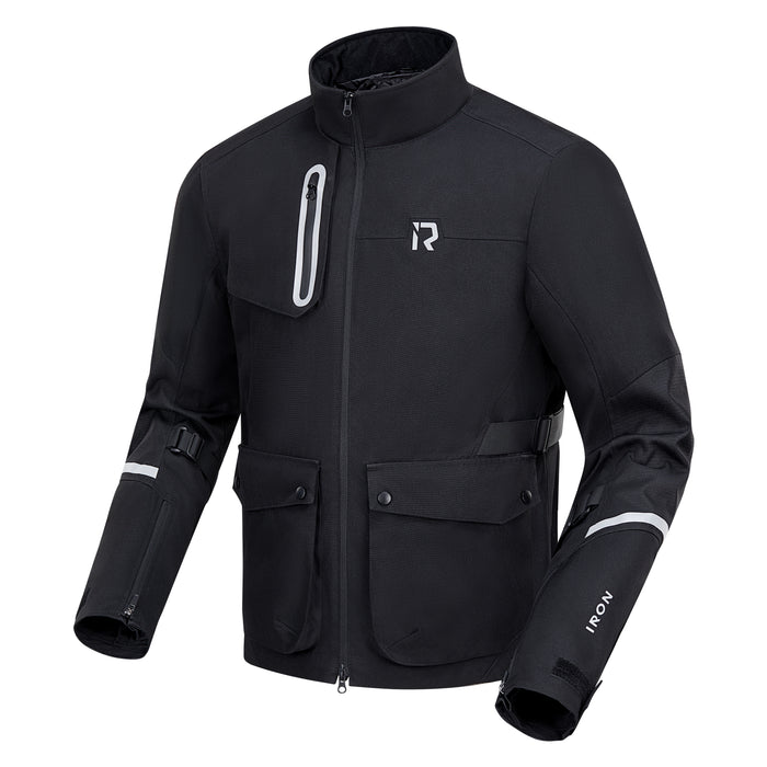RIDEIRON Stand Collar Protective Long Riding Jacket  | MJ5510