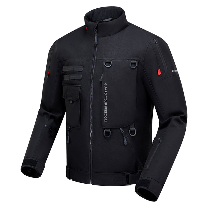 RIDEIRON Allwetter-Motorradjacke mit CE-Schutz | MJ5501
