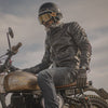 RIDEIRON Classic PU Leather Breathable Protective Riding Jacket