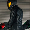 RIDEIRON Classic PU Leather Breathable Protective Riding Jacket