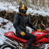 RIDEIRON Classic PU Leather Breathable Protective Riding Jacket