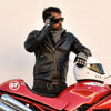 RIDEIRON Classic PU Leather Breathable Protective Riding Jacket