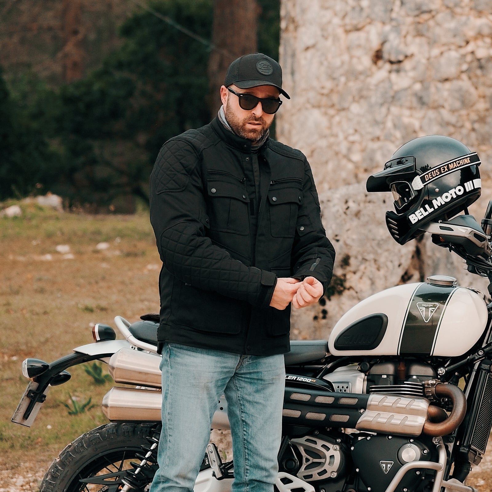 ジャケット・アウター 80s vintage uk riders oi! RIDEIRON Vintage Armored Protective Riding Jacket