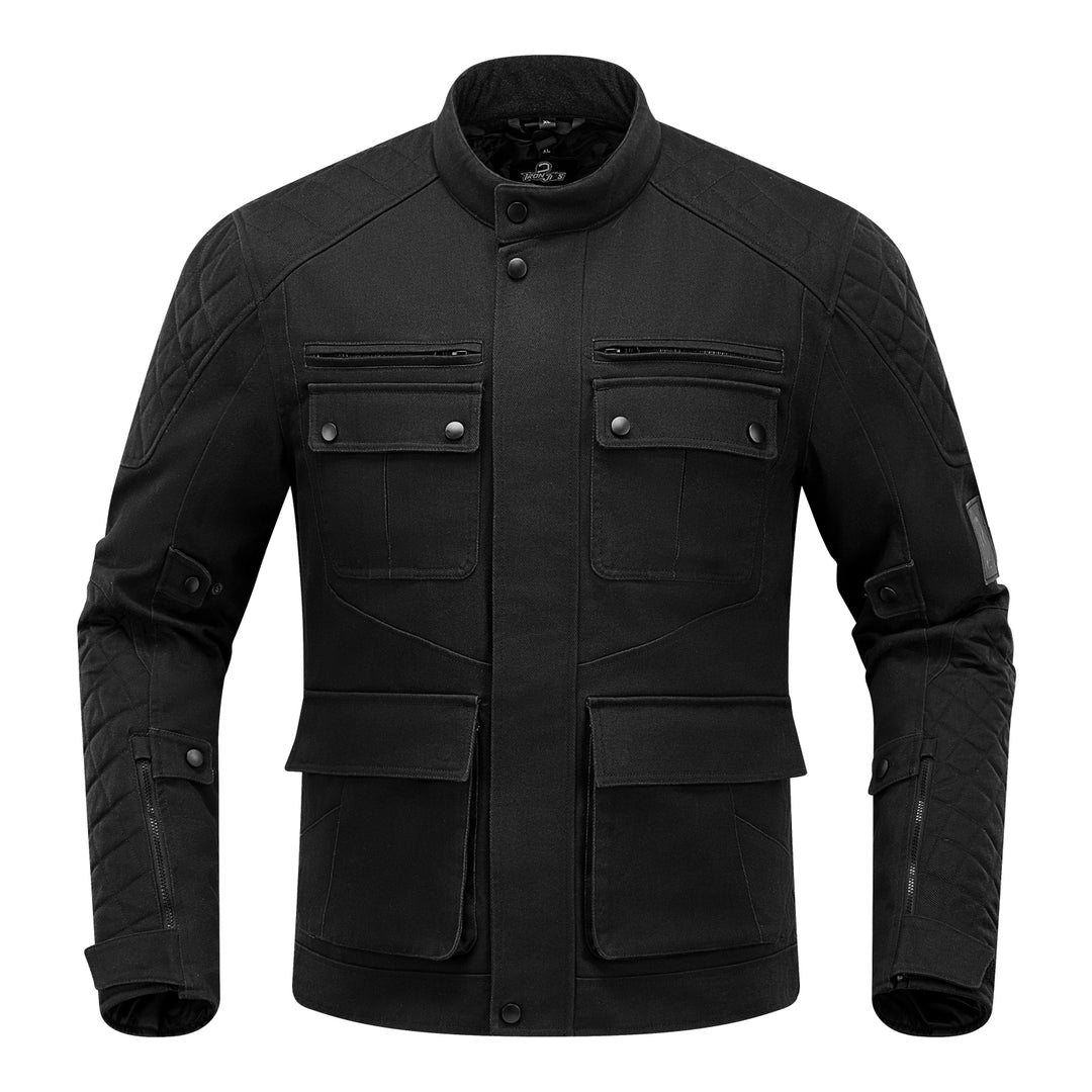 RIDEIRON Vintage Armored Protective  Riding Jacket