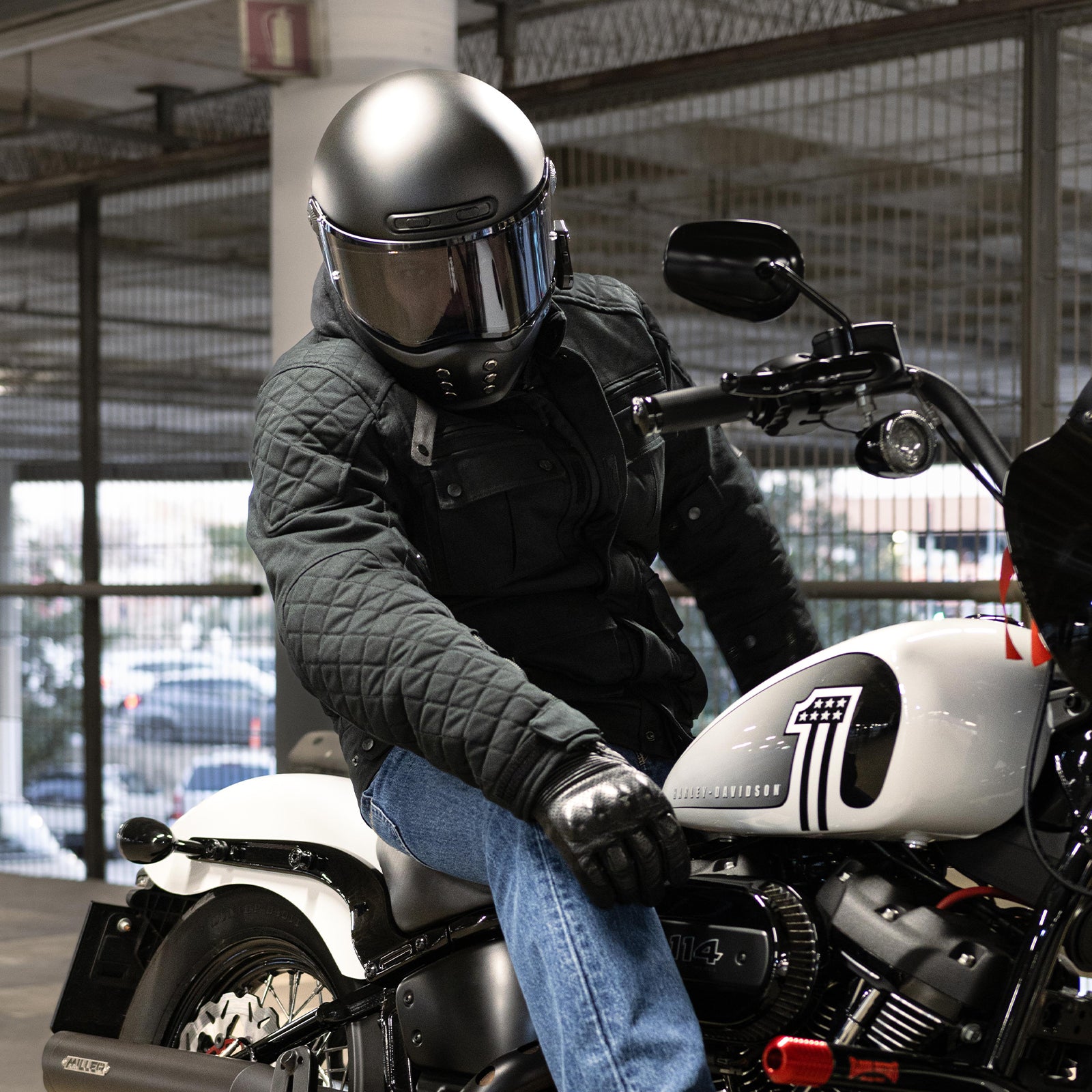RIDEIRON Vintage Armored Protective Riding Jacket