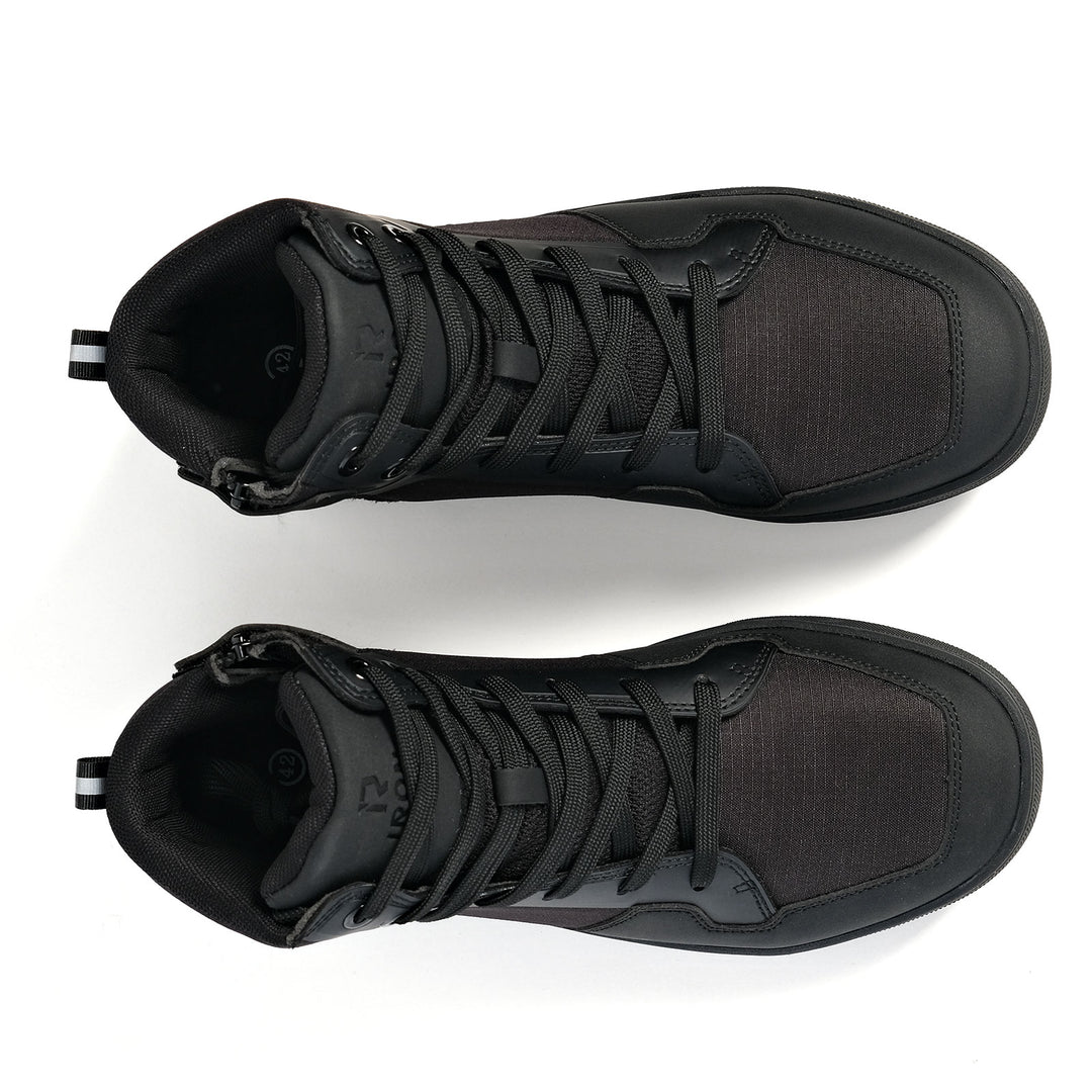 Dirtbike Boots Ilm For Men Black Waterproof Street Riding