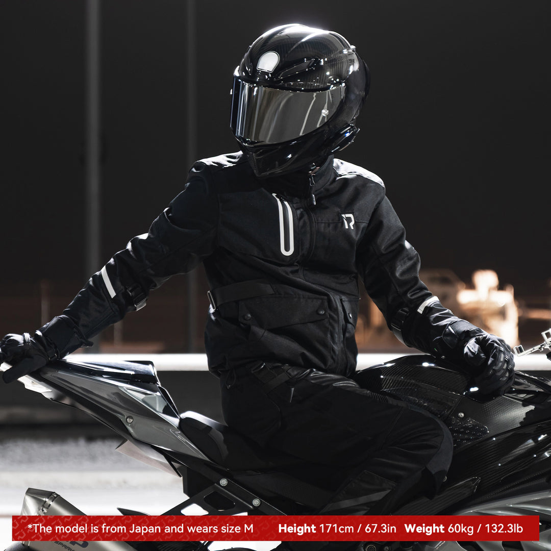 Stand Collar Protective Long Riding Jacket