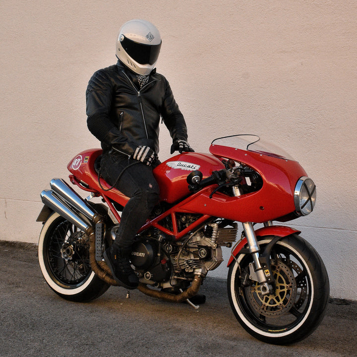 Street Leather Anti-Slip Motorcycle Riding Shoes
