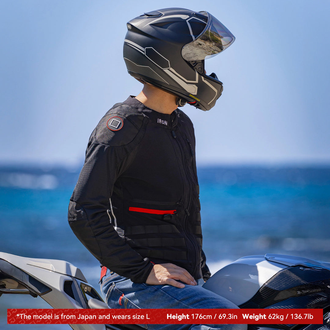RIDEIRON Summer Mesh Breathable Lightweight Riding Jacket | MJ5002