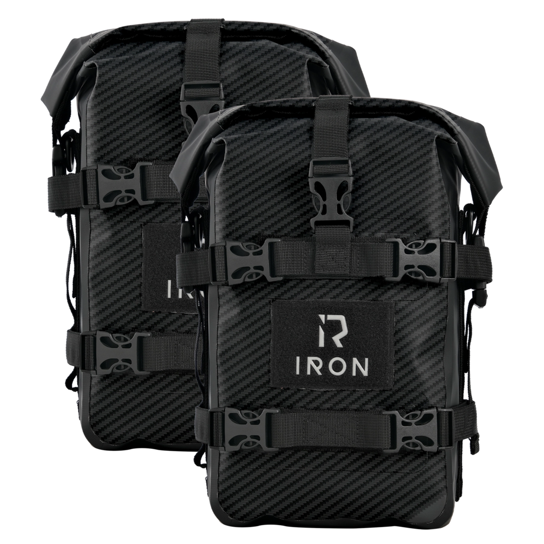 RIDEIRON Compact Waterproof Motorcycle Saddle Bag | MB8006