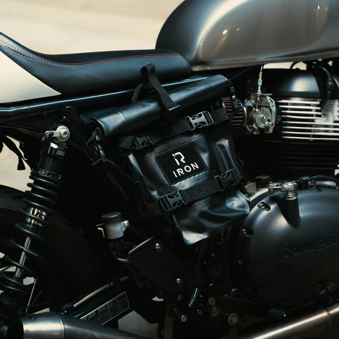 RIDEIRON Compact Waterproof Motorcycle Saddle Bag | MB8006