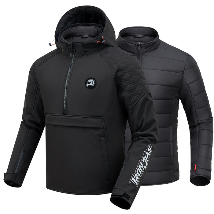 RIDEIRON CE Protective 2-in-1 Leisure Motorcycle Jacket | JK006