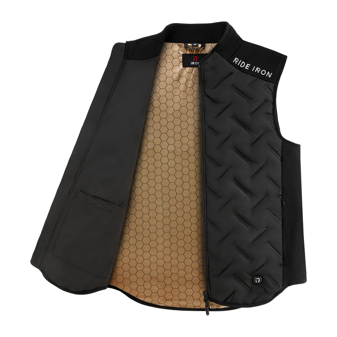 RIDEIRON USB-Powered Smart Heated Motorcycle Vest | MJ5505H